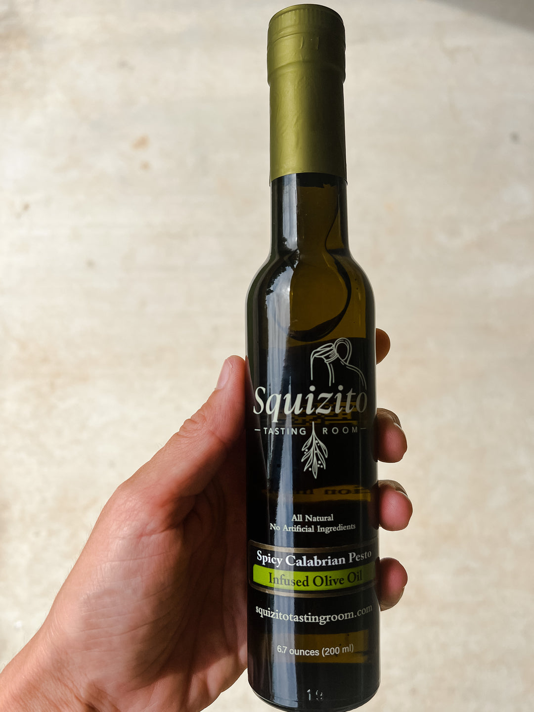 Spicy Calabrian Pesto Infused Olive Oil
