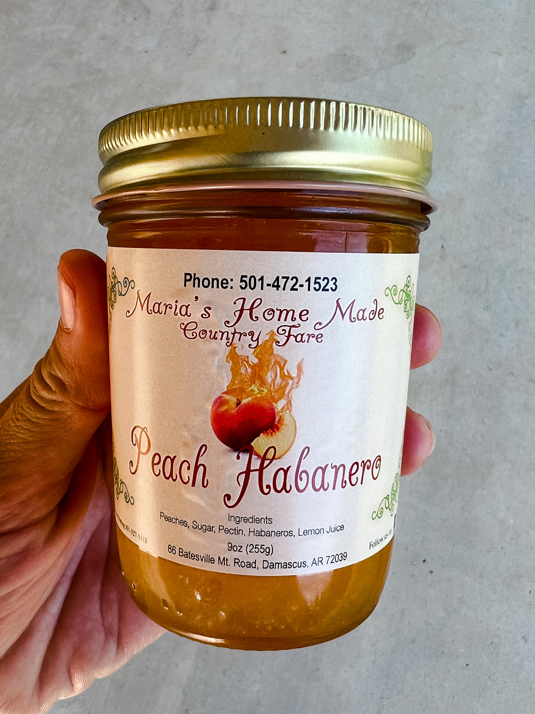 Peach Habanero Jelly